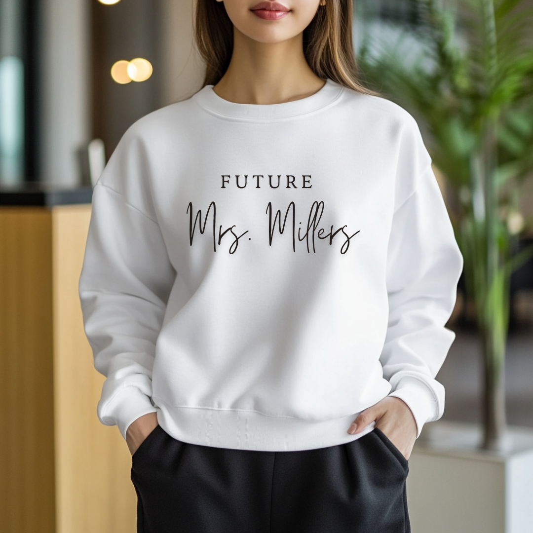 Future Mrs. Sweatshirt personaliseren