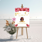 Mundan sanskaar pink and stars welcome sign