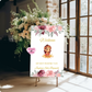 Mundan sanskaar bloemen welkomstbord