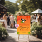 Kung fu panda themed welcome sign