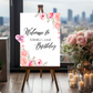 Birthday welcome sign